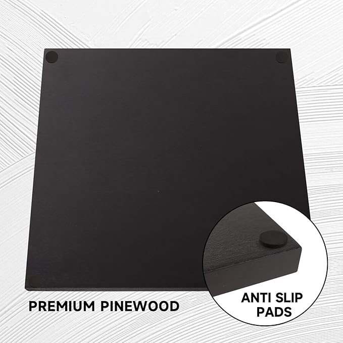 GSE Games & Sports Expert 1-4 Player Wooden Shut The Box Board Game with 8 Dice. 4-Way 12 Numbers Shut The Box Dice Set of Popular English Pub Board Game - Black