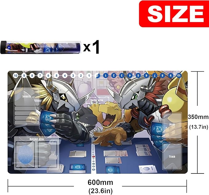 DTCG playmat Duel Mat Gaming Competition Pad Card Binder Deck 35x60CM 13.7x23.6in