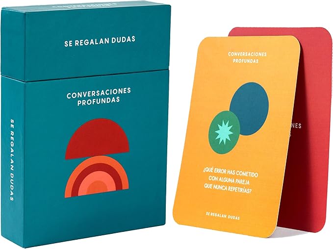 Conversaciones Profundas | Card Deck with Over 100 Questions | Perfect for Couples, Friends, and Family | Create Meaningful Connections | Strengthen Personal Bonds