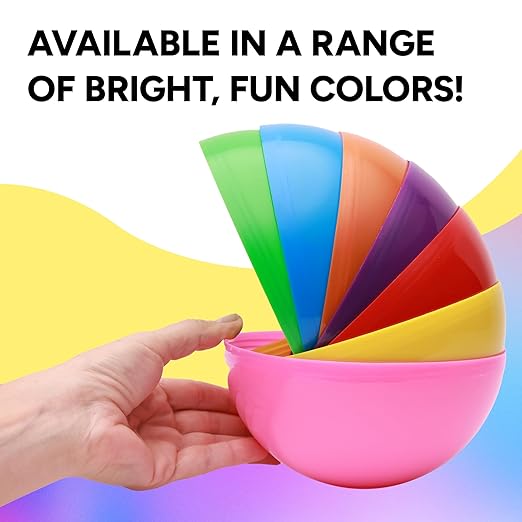 Big Claw Machine Capsules Red Plastic Sphere Large Party Favor Containers Round 5 pcs 7.9 inch Jumbo Plastic Christmas Ornaments Extra Large Candy Gift Box Empty Craft Party Supplies Vending Capsules