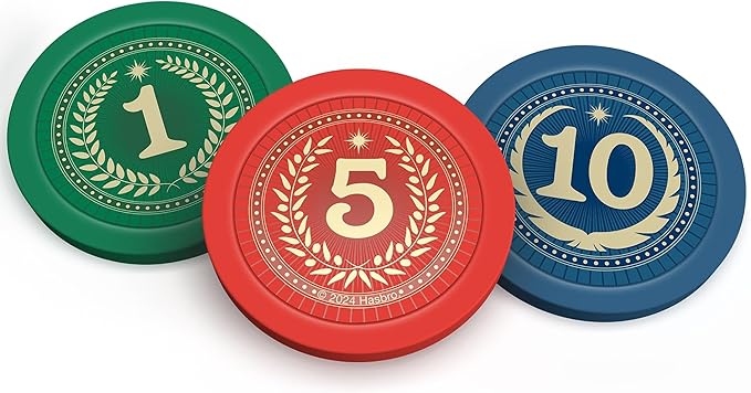 Renegade Games Studio: Axis & Allies: IPC Chips - 75 Weighted Chips, 1-5-10 Denominations, Plastic Storage Tray, Strategy Board Game Accessory Upgrade