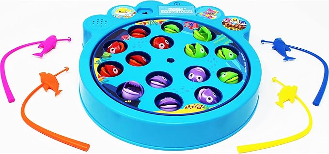 Spin Master Cardinal Games 6054916 Baby Shark Gone Fishing Game, Multi Colour, Ages 4+