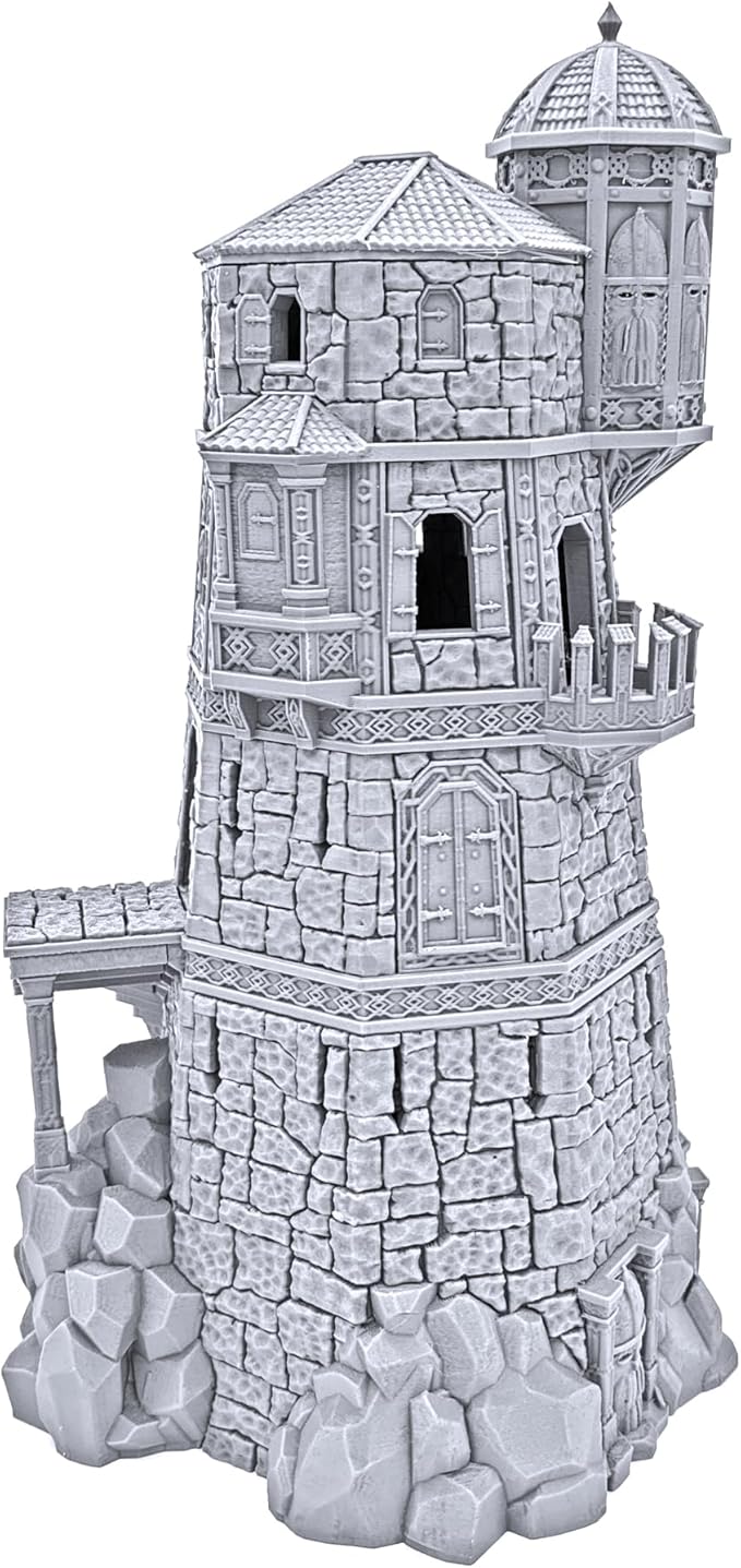 EnderToys Ironhelm Fortress by Printable Scenery, 3D Printed Tabletop RPG Scenery and Wargame Terrain 28mm Miniatures