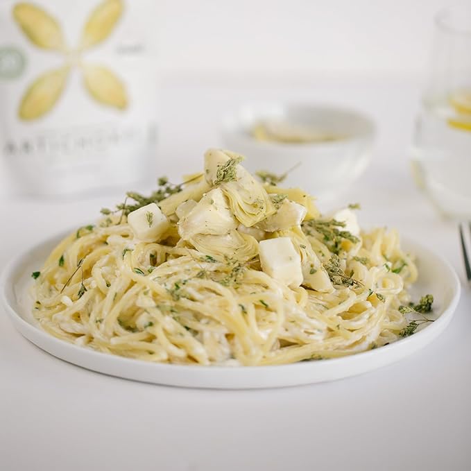 POSHI Marinated Artichoke Hearts with Basil and Thyme – On-the-Go Snack or Salad Toppers – All natural, Non-GMO Vegan, Keto, Low Carb, Gluten Free (10 Pack, 1.58 oz)