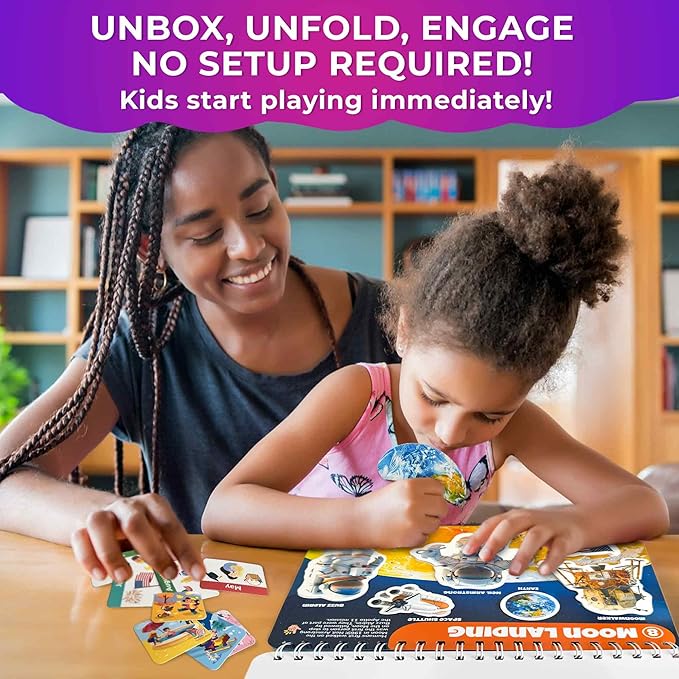 QUOKKA Montessori Busy Book for Ages 4-8 - Pre K Toddler Learning Activities for Homeschooling - My Preschool Busy Book for Toddlers 3-5 - 15 Kids Educational Solar System Activities