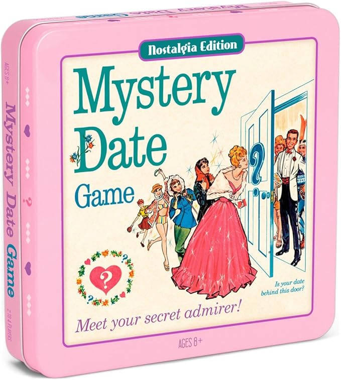 WS Game Company Mystery Date Nostalgia Edition Board Game in Collectible Tin