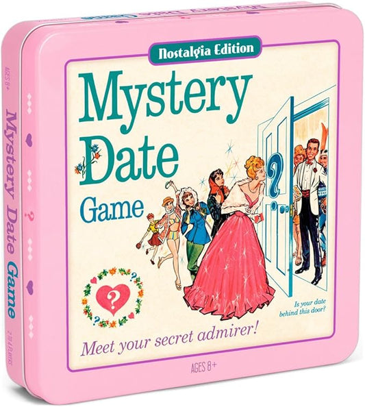 WS Game Company Mystery Date Nostalgia Edition Board Game in Collectible Tin