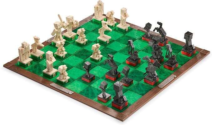 The Noble Collection Minecraft Chess Set