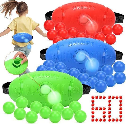 Skirfy Shaking Swing Balls Party Games,3 Pack Floor Game Party Favor Carnival Birthday Games for Kids Adult with 60 Balls, Outdoor Indoor Toys for Boys Girls, Easter Games Kids Toys