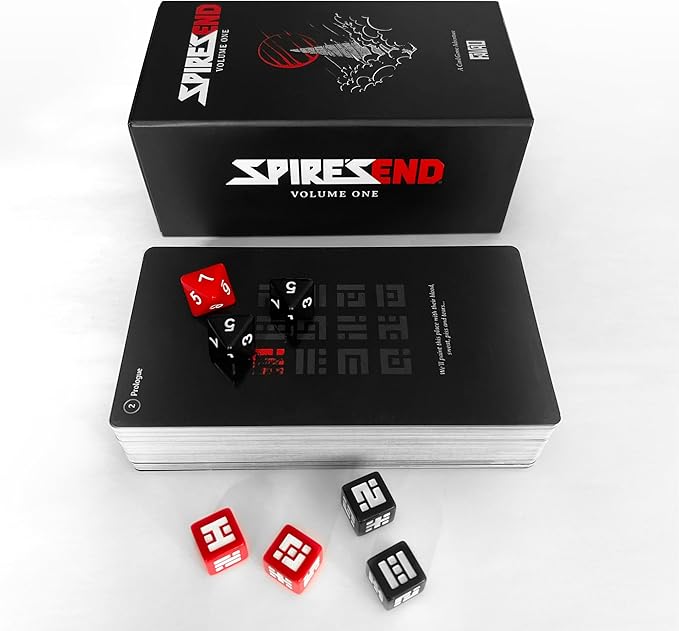 Spire's End: Volume 1 Card Game, Add to Your Choose-Your-Path Horror Adventure and Strategy Board Games, Immersive Solo or Cooperative Play for Ages 16 and Over, 1-2 Players, 60-90 Minute Playtime