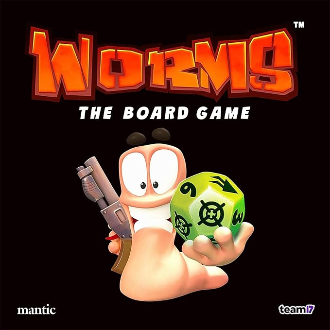 Mantic Games: Worms: The Board Game - Hilarious Tabletop Game Incorporating All The Fun & Shenanigans from The Classic Video Game, Age 10+, 2-6 Player