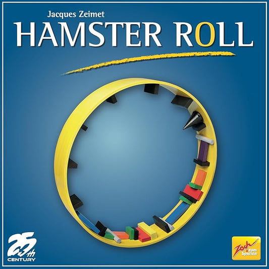 Hamster Roll, Most Unique Dexterity Game, Place Wooden Blocks in a Rotating Wheel - 25th Century Games