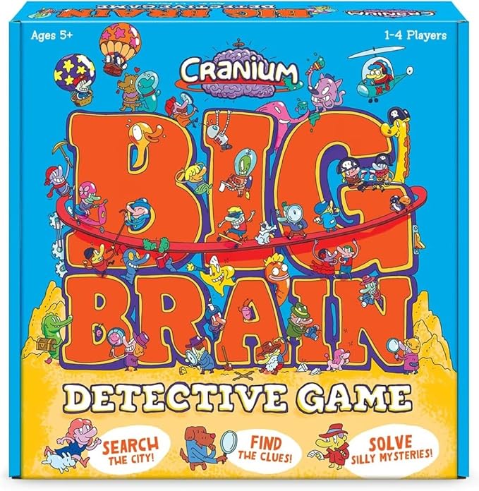 Funko Cranium Big Brain Detective Game for 1-4 Players Ages 5 and Up