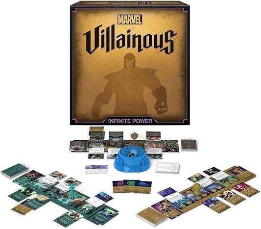 Ravensburger Marvel Villainous: Infinite Power Strategy Board Game - Engaging Brain Teaser for Ages 12 & Up | Unique Marvel Characters | Adjustable Difficulty | Great for Marvel Fans