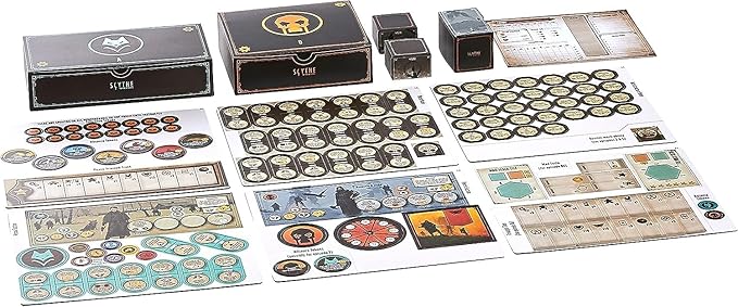 Stonemaier Games: Scythe: The Rise of Fenris | 8 Episode Scythe Campaign | Adds an Additional 11 Modules to Play Through | Add to Scythe (Base Game) | 1-5 Players, 115 Mins, Ages 14+