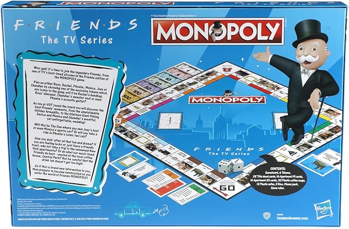 Monopoly Hasbro Gaming Friends The TV Series Edition Board Game for Ages 8 and Up (Amazon Exclusive)