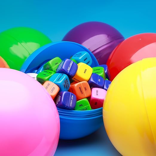 Big Claw Machine Capsules Colored Plastic Sphere Large Party Favor Containers Round 7 pcs 6.3 inch - Jumbo Plastic Christmas Ornaments Extra Large Gift Box Empty Craft Party Supplies Vending Capsules