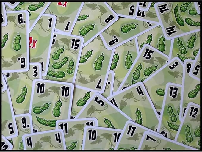 Rio Grand Games: Five Cucumbers - Trick Taking Card Game, Agurk Variant, Competitive Play, Avoid Getting The Cucumber, Ages 14+, 2-6 Players, 30+ Mins