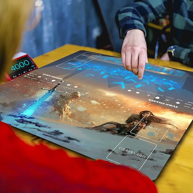 MTG Playmat Table Mats Size 60X60 cm Mousepad Compatible for MTG RPG CCG Trading Card Game Play mats Original Play Mat Art Designs & Accessories…