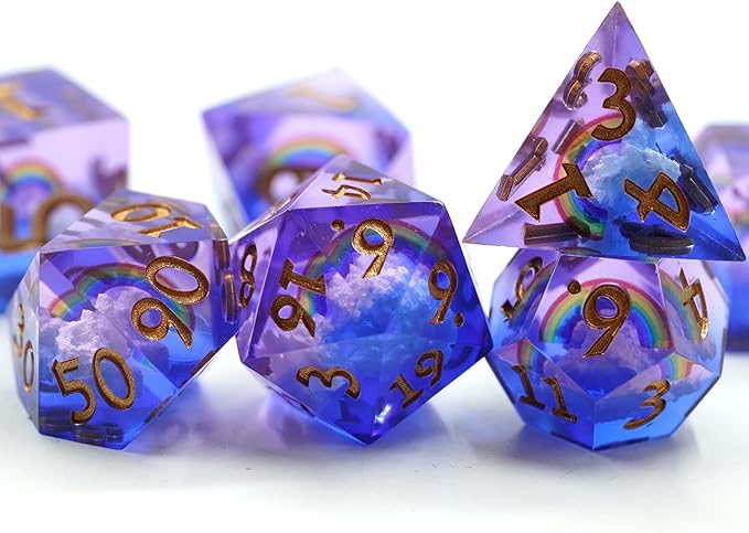 Dungeons and Dragons Game Dice,D&D Dice Set,DND Dice Gift Set for Role Playing Table Games