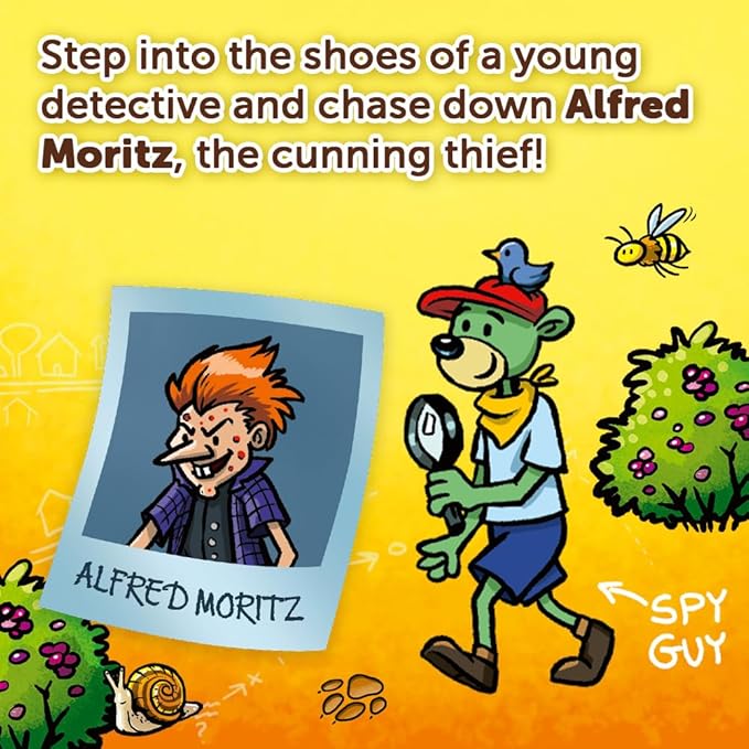 Trefl Spy Guy Animals Junior Cooperative Detective Game, Family Board Game, Meet The Animals, Huge Cartoon Board, for Adults and Children Aged 3 and Over