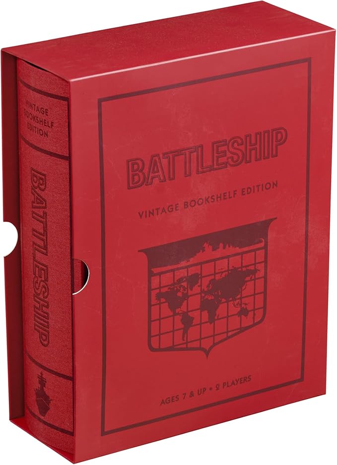 WS Game Company Battleship Vintage Bookshelf Edition