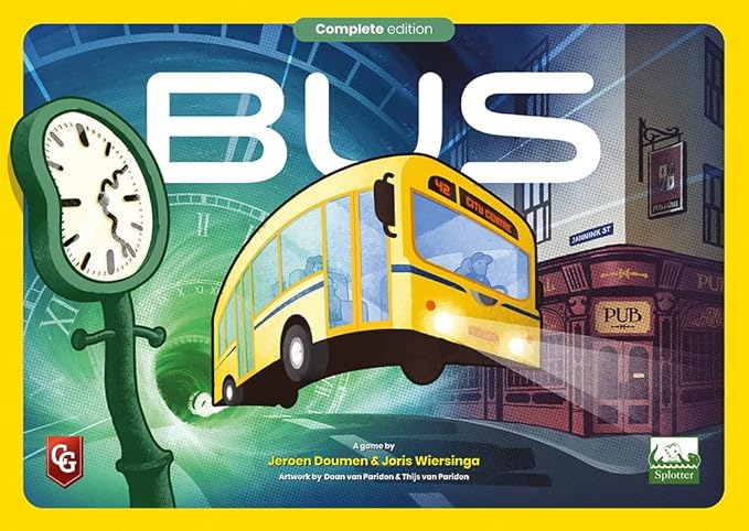 Bus: Complete Edition, a Public Transportation Board Game for Friends and Family Ages 12+, 3-5 Players, 90 Minutes