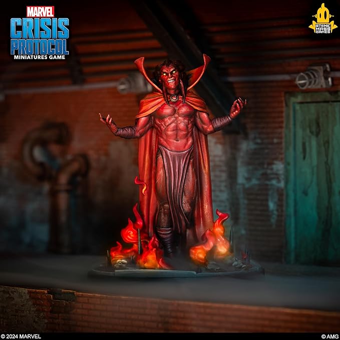 Marvel: Crisis Protocol Mephisto Character Pack - Manipulator of The Battlefield! Tabletop Superhero Game, Ages 14+, 2 Players, 90 Minute Playtime, Made