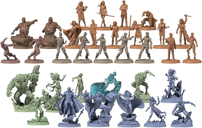 Marvel Zombies - A Zombicide Game: X-Men Resistance - Unleash The X-Men Superheroes to Halt The Zombie Apocalypse! Cooperative Strategy Game, Ages 14+, 1-6 Players, 60 Minute Playtime, Made by CMON