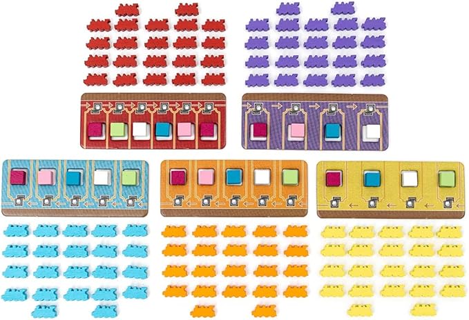 Iberian Gauge, Strategy Board Game, Game of Building Railroads Across Peninsula, 60 Minute Play Time, 3 to 5 Players, Ages 14 and Up