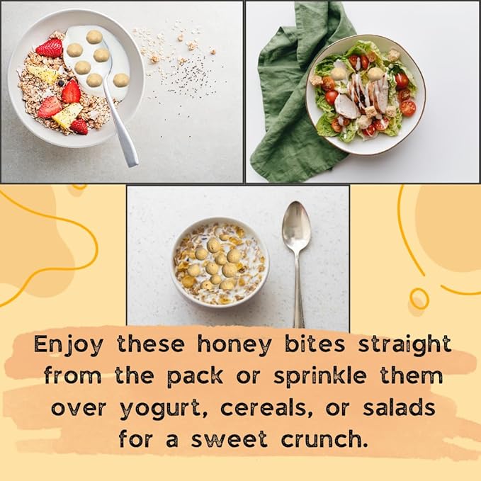 G-BOX Freeze Dried Bit O Honey, 4 OZ, Crunchy Honey & Almond Candy, TikTok Trend Items Featuring Old School Candy Vibes- Perfect for Fans of Freeze Dried Candies, Air-tight Sealed in a Deli Container
