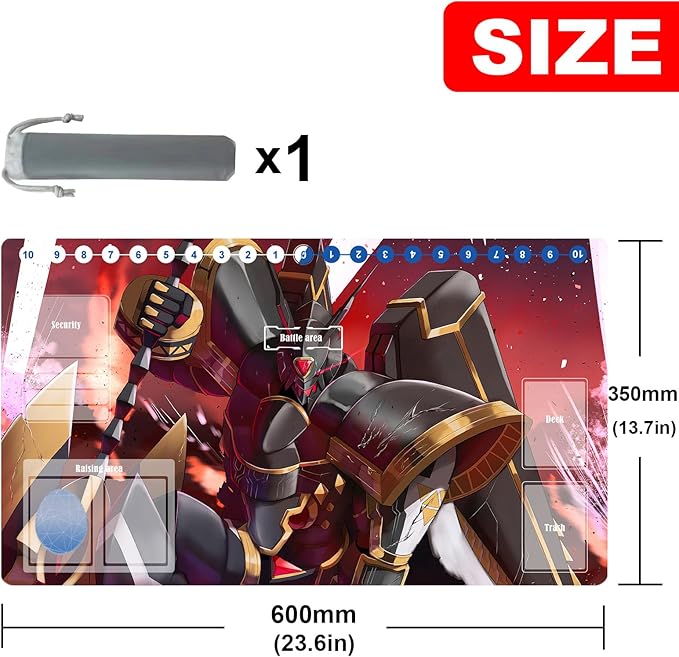 DTCG playmat Duel Mat Gaming Competition Pad Card Binder Deck 35x60CM 13.7x23.6in