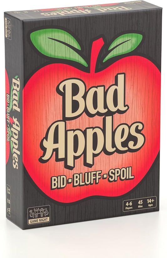 Bad Apples - Board Games - Family Games - Party Games - Games for Adults - Card Games - Strategy - Bidding & Bluffing - Game Night