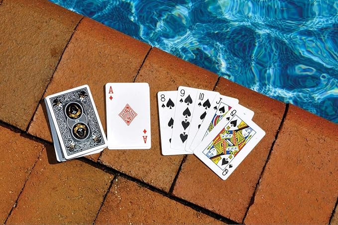 Swimline Inflatable Blackjack Game Table Raft with Waterproof Cards Green/Brown, 60"/40"/12"