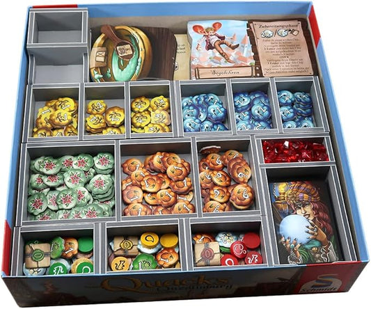 Folded Space Quacks of Quedlinburg and Expansions Board Game Box Inserts