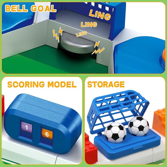Mini Foosball Table Game for Kids Soccer Game Set Gifts Boys Toy Football Games Board for Indoor Sports Game Room Pinball Interactive Birthday Gift Toys for 3 4 5 6 7 8-12 Year Old Family Gatherings