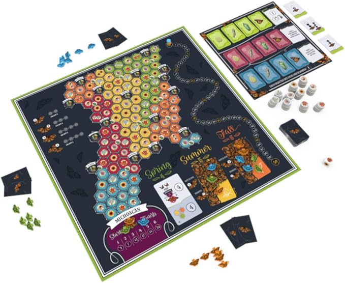 Alderac Entertainment Group (AEG) Mariposas Board Game, Play The Monarch Butterfly Migration, Learn About Nature, Ages 14+, 2-5 Players, 45-75 Min, Alderac Entertainment Group (AEG)