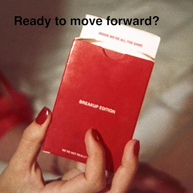 WE'RE NOT REALLY STRANGERS Breakup Edition Expansion - 51 Introspective Conversation Cards - A Journey of Healing and Empowerment for Singles, Adults, & Teens - for Game Nights, Ages 18+,1-2 Players