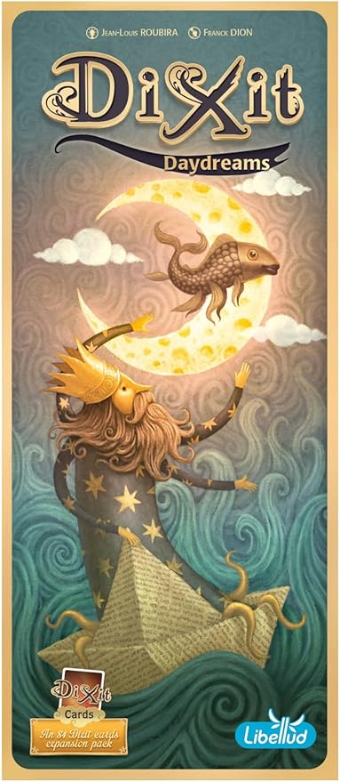 Dixit Daydreams Board Game EXPANSION - Surreal Artistry with 84 Enigmatic Cards! Creative Storytelling Game, Family Game for Kids & Adults, Ages 8+, 3-6 Players, 30 Min Playtime, Made by Libellud