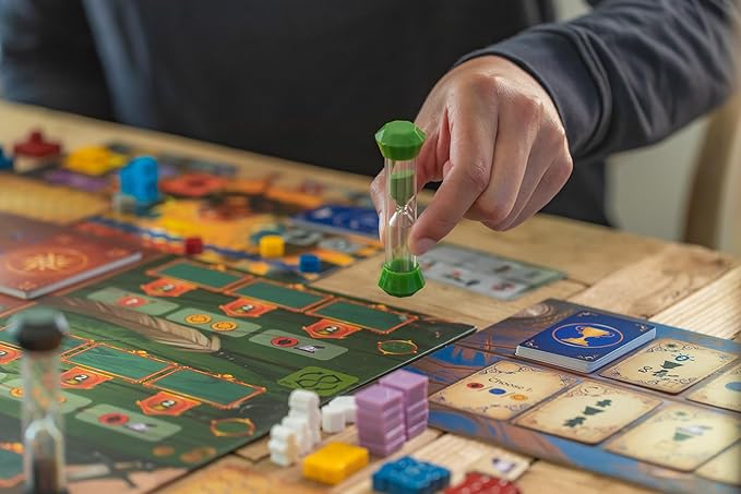 Stonemaier Games: Pendulum | A Worker Placement, Time-Optimization Strategy Board Game | Time is The Most Precious Resource as You Attempt to Rule Dunya | 1-5 Players, 90 Mins, Ages 14+