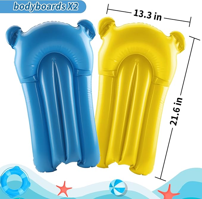 VEEST 33 FT Extra Long Water Slides for Kids Adults, Giant Double Lawn Water Slip Heavy Duty with 2 Bodyboards, Summer Water Slides with Crash Pad for Backyard Outdoor