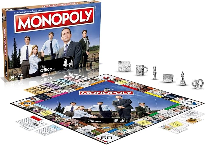Winning Moves The Office Monopoly Board Game, 2-6 Players, Ages 14+