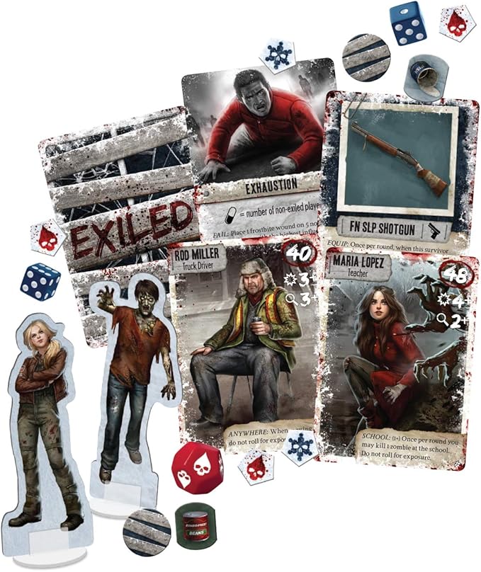 Dead of Winter - Post-Apocalyptic Survival Strategy Board Game for 2-5 Players Ages 13+, by Plaid Hat Games