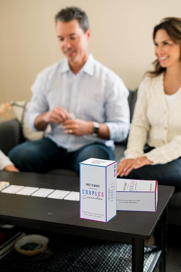 Couples Connection Party Game - The Game About How Your Mate Ranks Things - Adult Card Game for Partners, Husbands, Wives, Girlfriends, Boyfriends and Board Games Night with Your Group