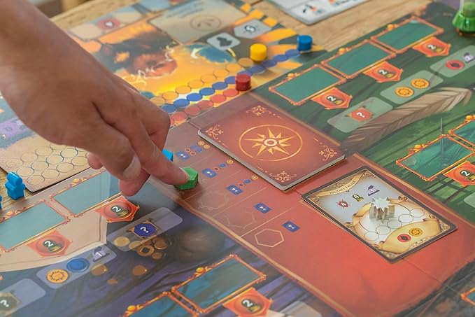 Stonemaier Games: Pendulum | A Worker Placement, Time-Optimization Strategy Board Game | Time is The Most Precious Resource as You Attempt to Rule Dunya | 1-5 Players, 90 Mins, Ages 14+