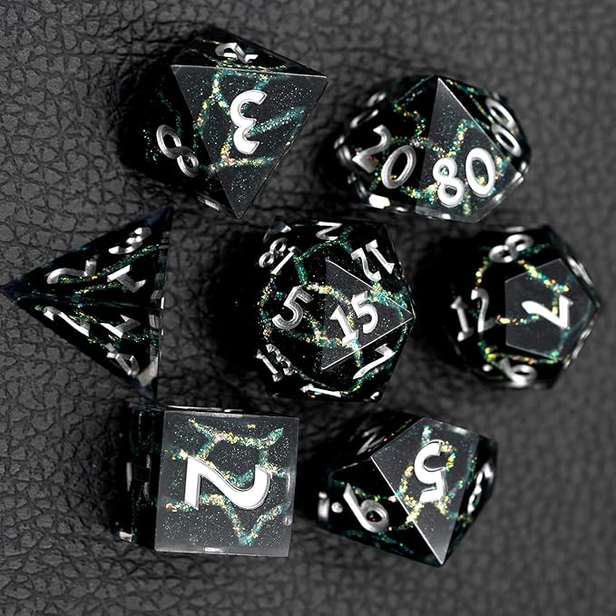 D&D Dice Set, Dungeons and Dragons Game Dice, DND Dice Gift Set for Role Playing Table Games