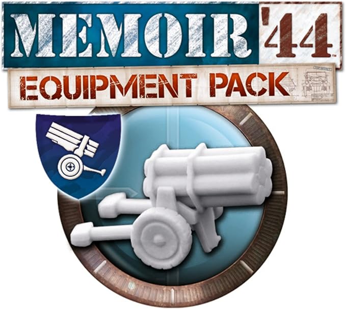 Memoir '44 Equipment Pack Board Game EXPANSION - Unleash the Power of WWII Weapons! Strategy Game for Kids & Adults, Ages 8+, 2 Players, 30-60 Minute Playtime, Made by Days of Wonder
