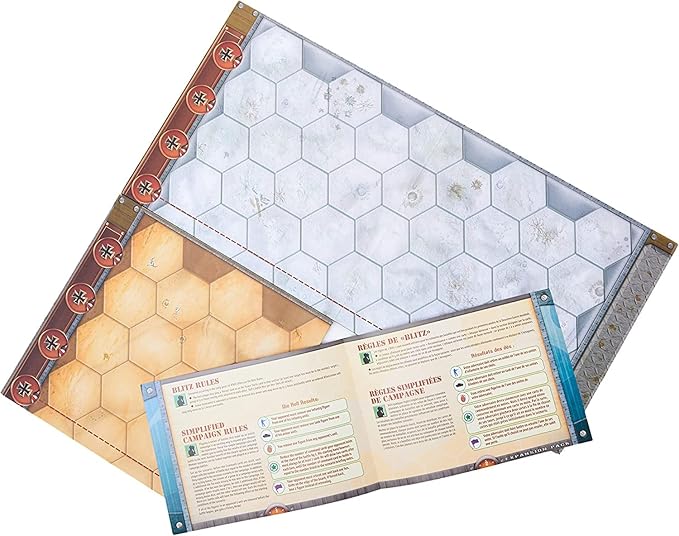 Memoir '44 Winter-Desert Map EXPANSION - Expand Your Battlefield Horizons! Strategy Game for Kids & Adults, Ages 8+, 2 Players, 30-60 Minute Playtime, Made by Days of Wonder