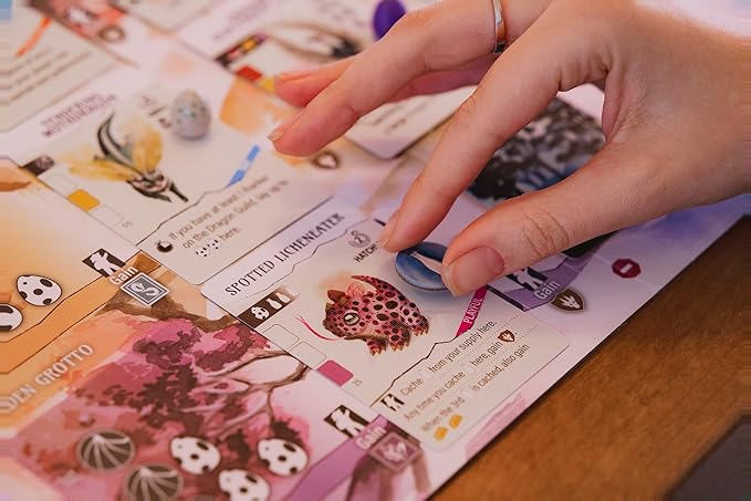 Stonemaier Games: Wyrmspan - A Wingspan Game by Connie Vogelmann | Build a Cavernous Sanctuary for Beautiful Dragons | Strategy Board Game for Adults and Family | 1-5 Players, 90-120 Min, Ages 14+