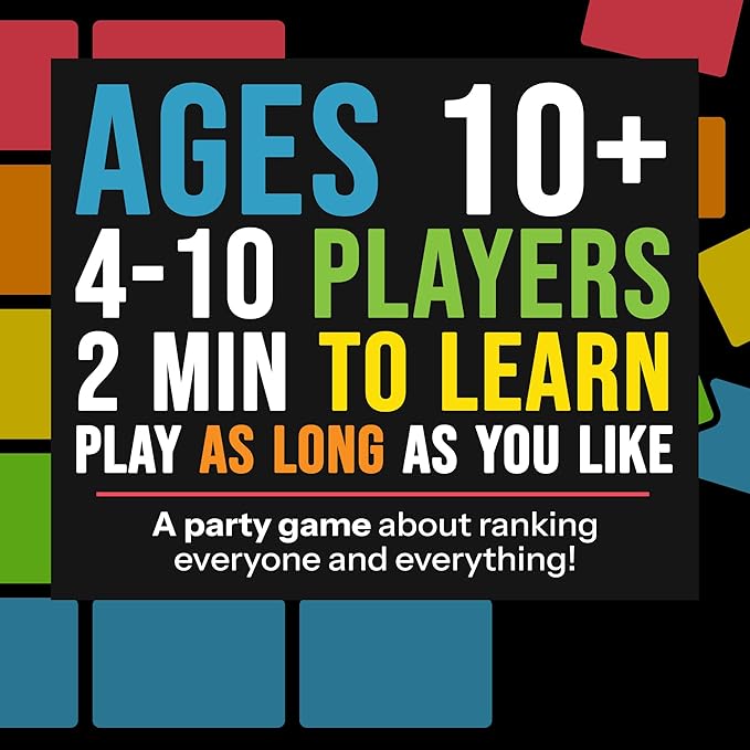 Indie Boards & Cards, Top Tier - Hilarious Party Game of Creative Rankings and Fun Challenges